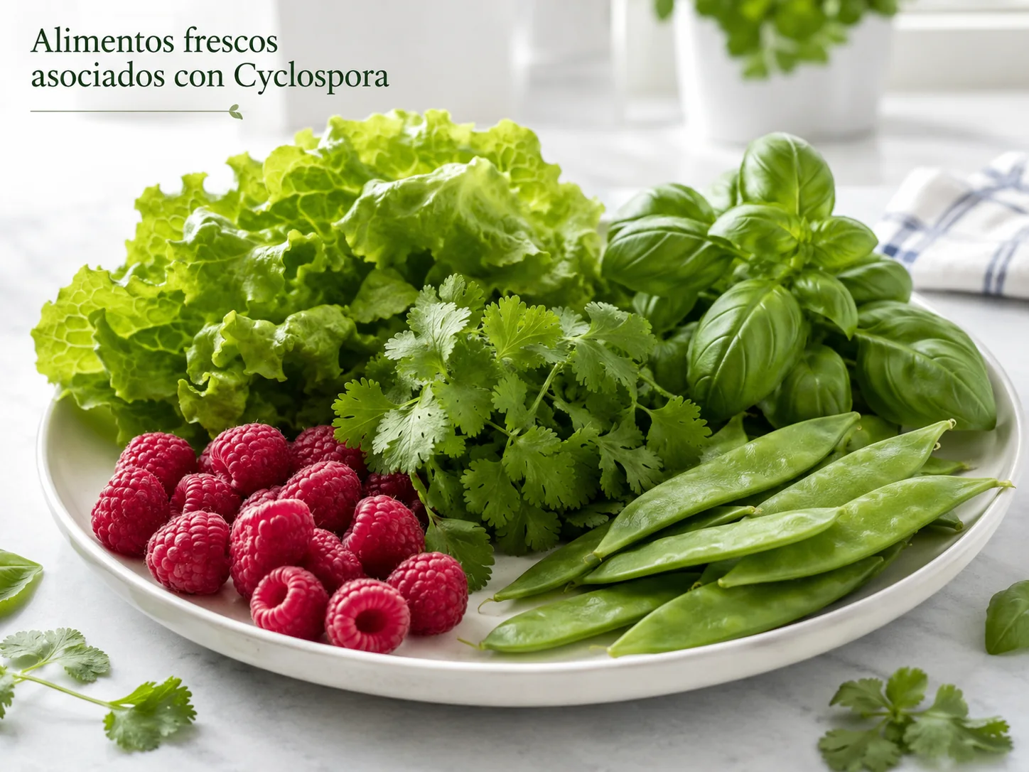 cyclospora alimentos asociados
