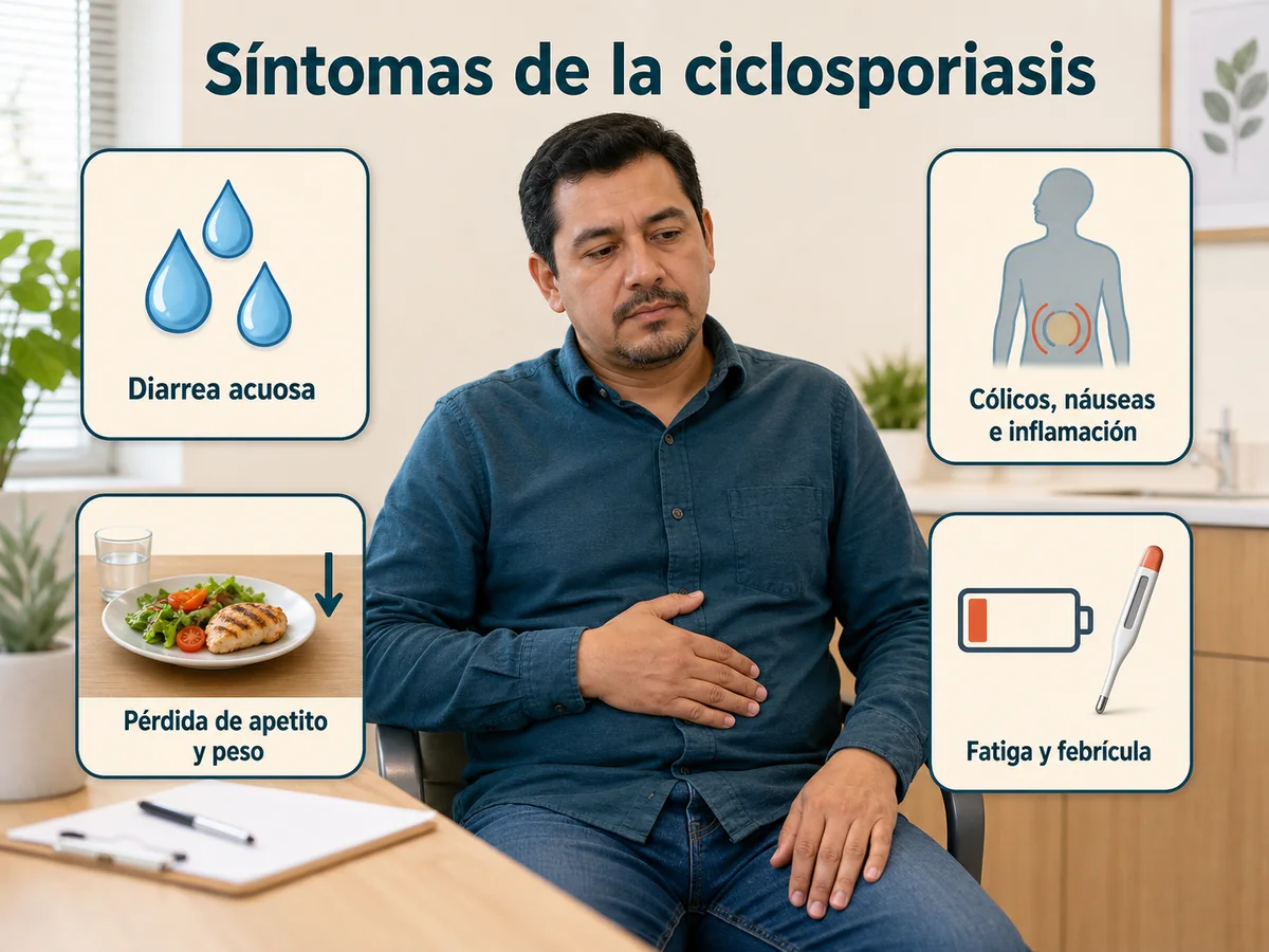 sintomas ciclosporiasis DrVictorGomez